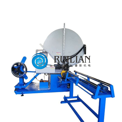 Tee Spiral Kanal Makinesi Altında Preslenmiş İşleme 650 Rpm / Min