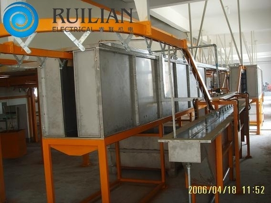 120KW Sprey Boyama Ekipmanları Süspansiyon Taşıma Daldırma ve Kurutma Üretim Hattı