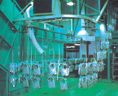120KW Sprey Boya Ekipmanları Alüminyum Parça Kaplama Hattı 15m/Dk
