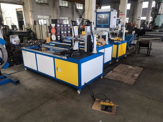 650 Rpm/Dk Hava Kanalı Açılı Demir Flanş Kaynak Makinesi 20KVA